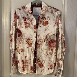 Cino Rose, Rust Long Sleeved Shirt medium
